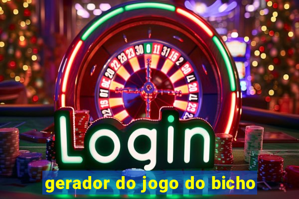 gerador do jogo do bicho